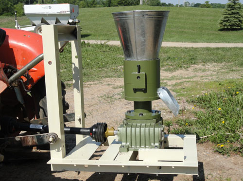 PTO straw pellets machine add to tractor