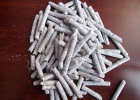 waste paper pellets