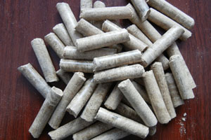 rice husk waste pellets